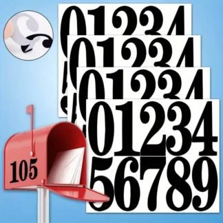 Pegatinas digitales, pegatinas para buzón y etiquetas digitales impermeables se utilizan para marcar números de casa y números de dirección de la oficina en casa.