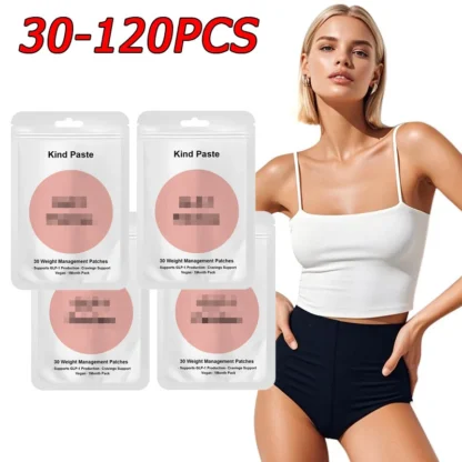 30/60/90/120 Uds. Parche de cuidado asistivo caliente quema suavemente parches de gestión de peso tiene un efecto adelgazante duradero herramientas de belleza