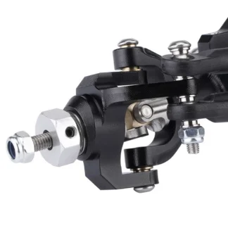 DELAM-nuevo eje delantero y trasero de Metal CNC D90 para 1/10 RC Crawler RC4WD D90 D110 Gelande II TF2 Yota II piezas mejoradas de eje