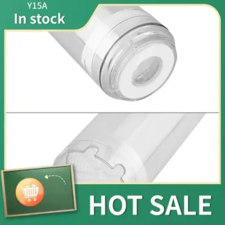 Y15A 5X 10 pulgadas cartucho transparente vacío reutilizable carcasa de filtro de agua varios medios recargables