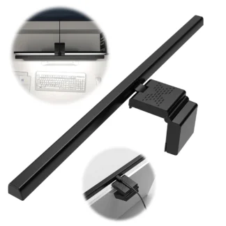 Lámpara LED para Monitor de ordenador, barra de pantalla regulable, lámpara de mesa colgante alimentada por USB para escritorio/oficina/hogar/juego
