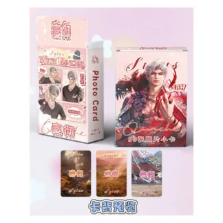 Juego de amor y espacios profundos, tarjeta láser Lomo, Rafayel Sylus Zayne Xavier Caleb, personaje, tarjetas fotográficas HD, colección de Fans, regalo
