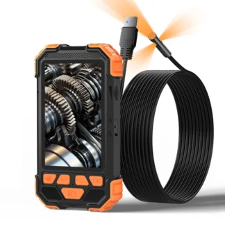 Cámara endoscópica Industrial, pantalla IPS de 4,3 pulgadas, HD1080P, lente Triple doble individual, vídeo USB, boroscopio de inspección de coche, LED impermeables