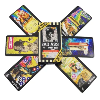 Baraja de Tarot The Bad Ass, 78 cartas, juego de adivinación, herramientas de adivinación para regalo para principiantes
