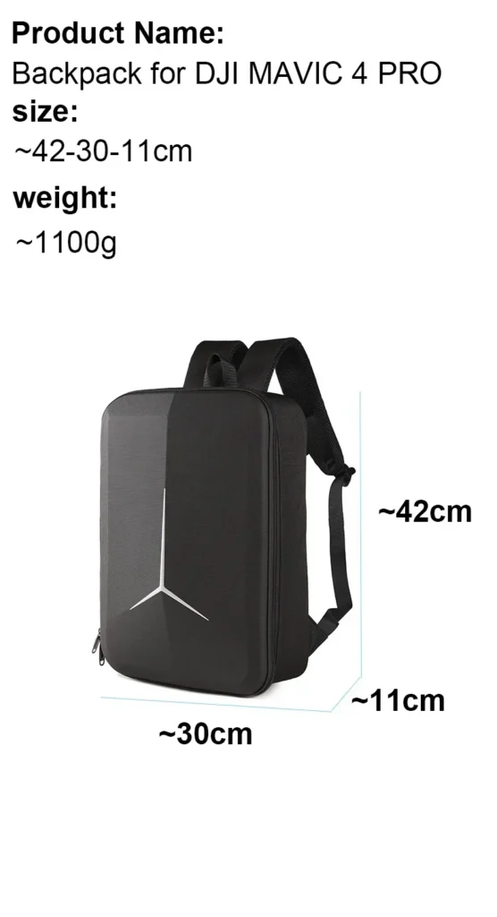 Mochila para Dron DJI MAVIC 4 PRO/controlador/buje de carga bolsa de almacenamiento funda protectora EVA caja portátil para RC 2/RC PRO 2 Acc