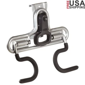 Organizador de herramientas de montaje en pared para garaje, gancho de doble mango resistente, estante de almacenamiento FastTrack, herramientas y equipos manuales