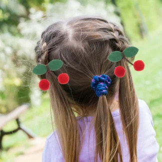 10 Uds. Pinzas para el cabello, diseño juguetón Adorable, artesanía duradera, estilo versátil, apliques bordados suaves, adornos bonitos