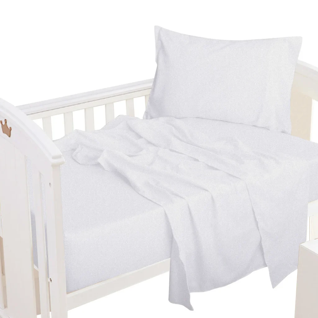 Ntbay Juego de sábanas de microfibra de 3 piezas para niños pequeños, juego de cama para niños pequeños, incluye sábana plana y funda de almohada