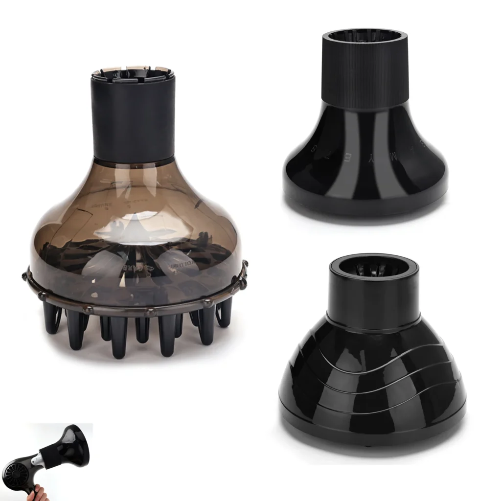 Difusor de pelo para estilismo del cabello, secador de rizos General, secador de pelo, resistente a la temperatura, peluquería de sílice, cabello rizado