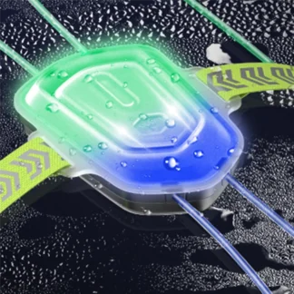 ABSS-Chaleco LED para deportes al aire libre de noche 360 ° Reflectante alta visibilidad Flash Seguridad LED Fibra Óptica Noche Correr Montar Colorido