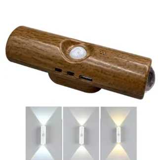 Luz LED recargable con Sensor, ahorro de energía, lámpara de pared que cambia de 3-7 colores, luz decorativa magnética para gabinete con Control automático