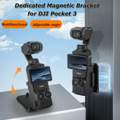 Soporte magnético profesional para DJI OSMO Pocket 3, adaptador de Base de ángulo ajustable, soporte de expansión para OSMO Pocket 3 accesorios