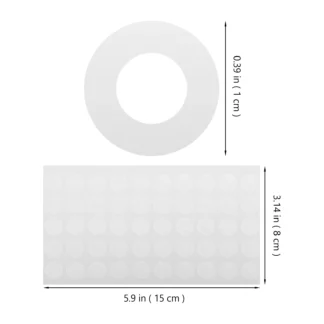 2000 Uds. Pegatinas de refuerzo de agujeros de libros, pegatinas decorativas de papel para carpetas para páginas de hojas sueltas, reparación de perforadoras, página redonda