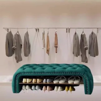 Taburete de pie de espera cómodo, relajante, único, para dormitorio, bonito acento, taburete de maquillaje de diseño, Tabouret de lujo, muebles de moda