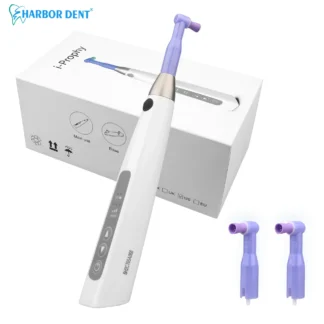 Motor de pulido eléctrico inalámbrico para superficie de dientes dentales, máquina pulidora recargable con cabezal extraíble y ángulo de profilaxis