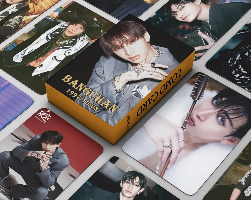 55 unids/set Kpop nuevo Ablum HOP Lomo Card Bang Chan foto impresa fotos sesión fotográfica para colección de Fans postales regalos