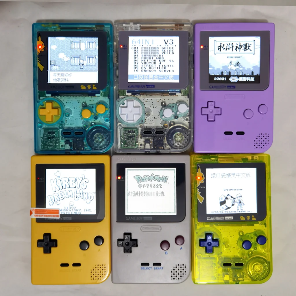 Consola de juegos con pantalla IPS para consola Nintendo Gameboy Pocket GBP