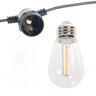 Lámpara de tungsteno S14, luces impermeables para carreras de caballos, luces de cadena, luces de camping, tienda de campaña, decoración de dosel ambie