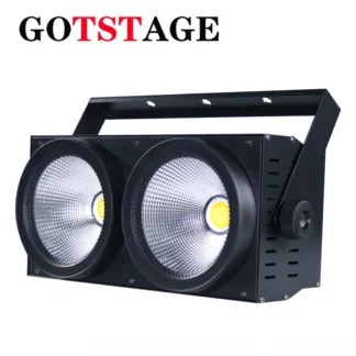 GOTSTAGE 220W LED 2 en 1 COB iluminación blanca cálida y fría 2X100W iluminación cegadora de inundación boda fiesta Bar DMX iluminación de escenario Barra de discoteca