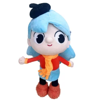 Hilda ramita aventura rey Hilda juguete de peluche pelo azul niña va a la ciudad muñeca regalo de cumpleaños para niños para amigos