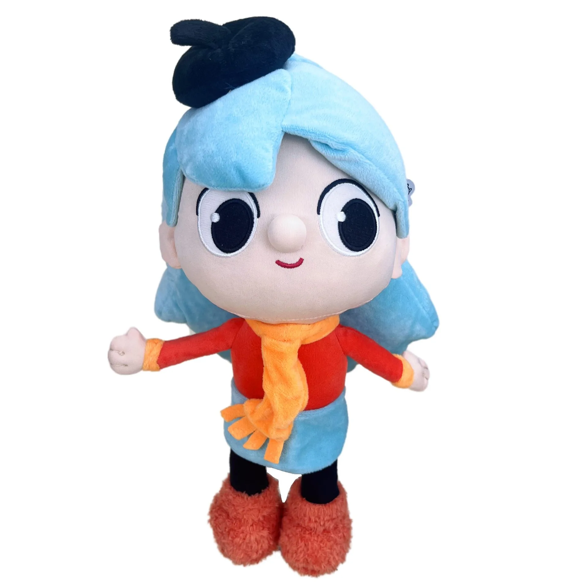 Hilda ramita aventura rey Hilda juguete de peluche pelo azul niña va a la ciudad muñeca regalo de cumpleaños para niños para amigos