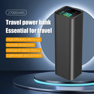 PD3.1 140W Power Bank 27000mah LCD TFT pantalla a Color 2C1A puerto portátil teléfono Drone cámara portátil bidireccional carga rápida