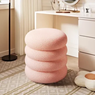 Maquillaje Hocker Stuhl Otomano Lagerung gepolsterte Banco Waschtisch Stuhl runde Schlafzimmer Hocker moderno Sofá Hocker platzspar