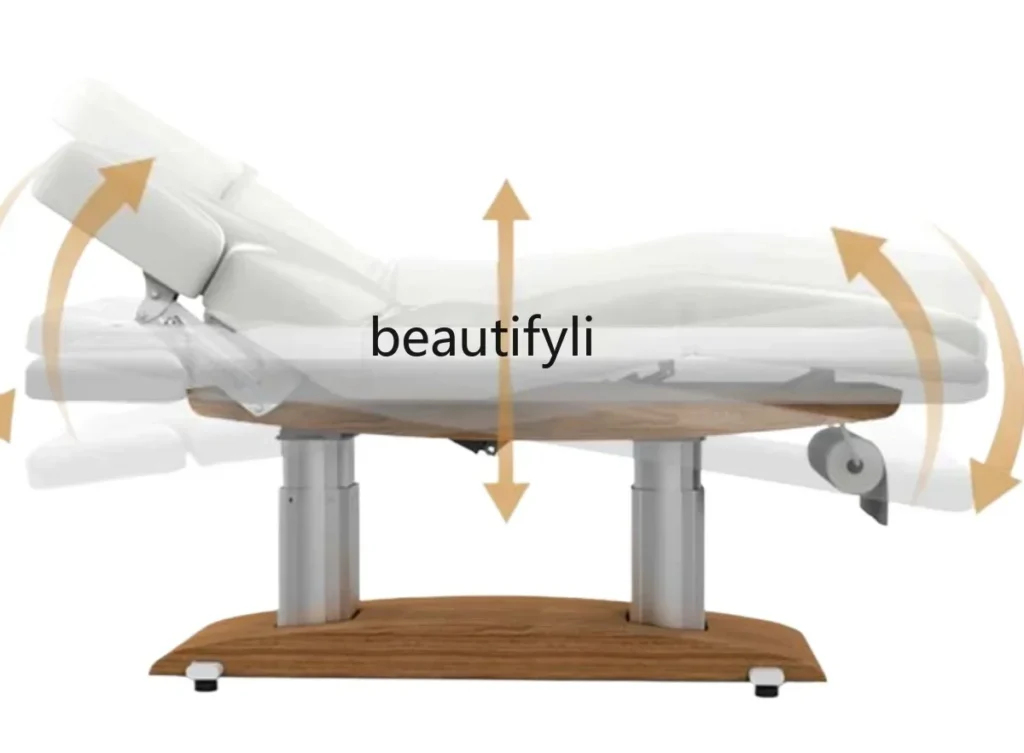 Cama de spa xzzFour motor SPA salud ajuste de elevación libre esponja de alta densidad cama de belleza de cuero PU