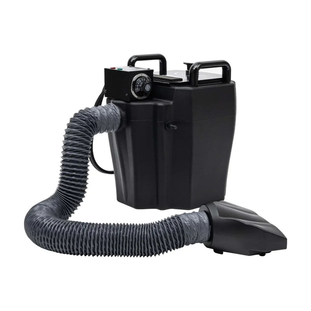 Máquina de hielo seco profesional de 3500W: enchufe estadounidense de 110 V, capacidad de 11 libras, temperatura ajustable, para eventos de escenario/fiesta/boda