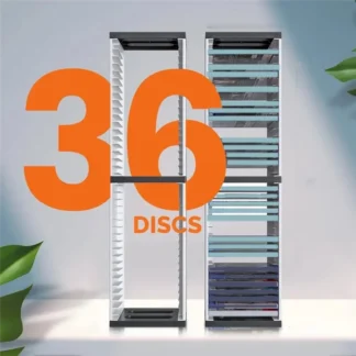 Y45A-Universal para PS5 para PS4 ONES Nintendo Switch caja de almacenamiento de disco de juego de doble capa organizador ahorro de espacio