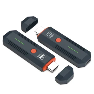 ABRJ-para PC-cámara portátil Kit receptor transmisor de vídeo inalámbrico adaptador Dongle de TV para proyector Monitor TV