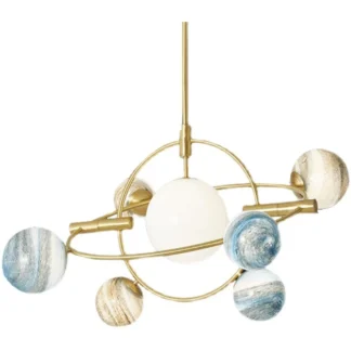 Luz de techo para dormitorio de niño, espacio creativo para sala de estar