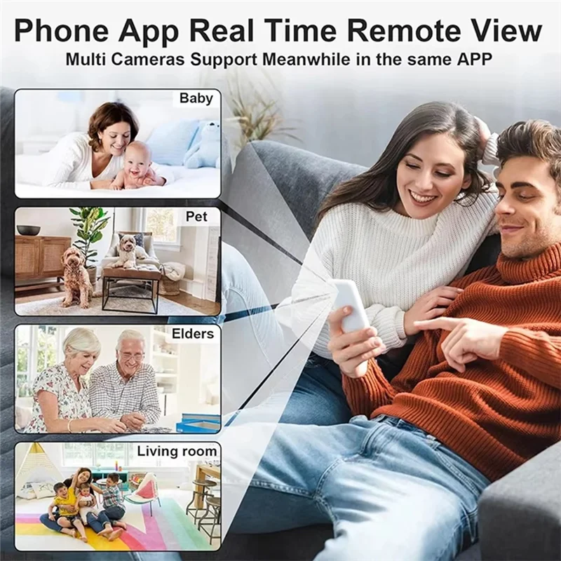 【Exclusivo!】OKAM Mini 4G 3MP Cámara Tarjeta SIM Videocámara Monitor de seguridad Vigilancia Visión nocturna Cámara remota inteligente para el hogar
