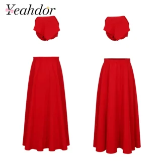 Faldas infantiles para niñas, disfraz Medieval victoriano, falda larga con cintura elástica y pañuelo para la cabeza, trajes de vestir Vintage