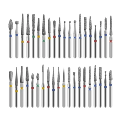 50 unids/bolsa fresas de diamante Dental taladro FG 1,6mm fresa para pieza de mano de alta velocidad Denspay fresa Dental pulido blanqueamiento Material de laboratorio