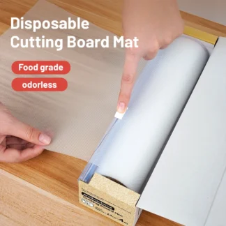 Tapete desechable para tabla de cocina de corte libre, antibacteriano, alimentos suplementarios, tabla de cortar de frutas y verduras, tapete adhesivo para placa