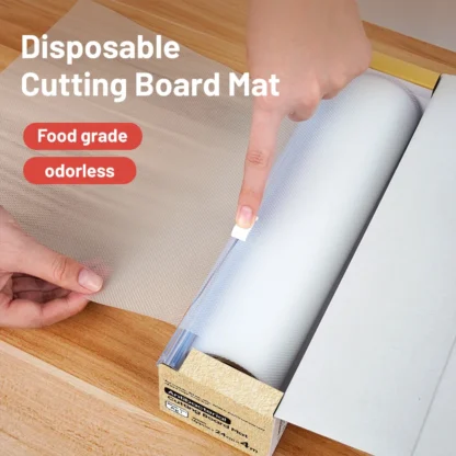Tapete desechable para tabla de cocina de corte libre, antibacteriano, alimentos suplementarios, tabla de cortar de frutas y verduras, tapete adhesivo para placa