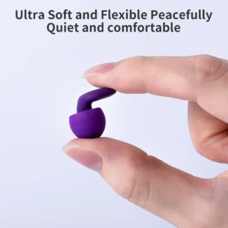 Tapones para los oídos de silicona reutilizables: cancelación de ruido, protección auditiva de alta fidelidad para dormir, nadar, viajar y conciertos