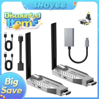 1080P 50/100m extensor inalámbrico divisor receptor transmisor de vídeo para cámara PS4 portátil PC a TV Monitor proyector