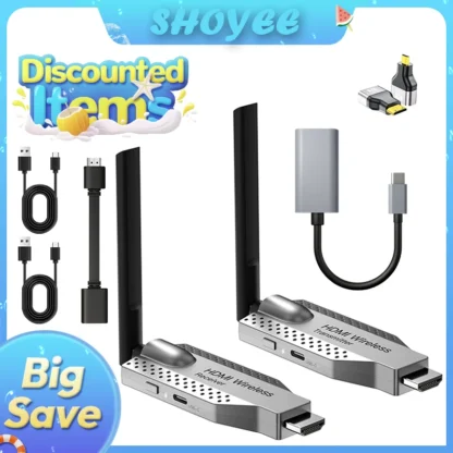 1080P 50/100m extensor inalámbrico divisor receptor transmisor de vídeo para cámara PS4 portátil PC a TV Monitor proyector