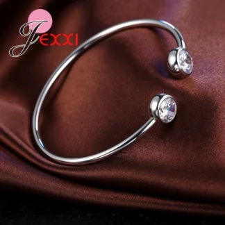 Pulsera de joyería encantadora de Plata de Ley 925 auténtica, brazaletes para mujer, joyería fina, precio de fábrica
