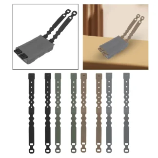 2x Clips de malicia para exteriores, correa Flexible para mochila, bolsa, equipo de recorte