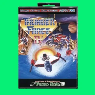 Cartucho de juego Thunder Force IV, tarjeta de juego MD de 16 bits con cubierta JP, caja al por menor para Sega Mega Drive