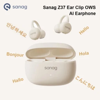 Sanag Z37 AI auricular Clip de oreja elección de venta Flash Auriculares abiertos Audífonos Auriculares Bluetooth Auriculares deportivos