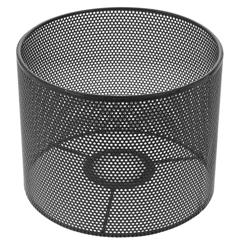 Pantalla de arte del hierro, cubierta de sombra de árbol hueca negra para mesa, luz colgante de techo, cubierta de lámpara decorativa resistente