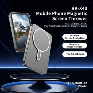 RK-X40 teléfono móvil inalámbrico pantalla de Selfie magnética proyector cámara trasera pantalla de Selfie de alta definición herramienta auxiliar de Selfie