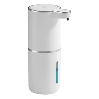 Dispensador eléctrico de desinfectante de manos, bomba dispensadora de jabón de manos líquido impermeable, suministros de baño recargables de gran capacidad, 380ML