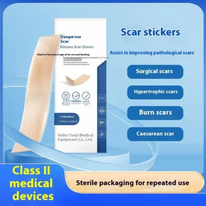 1 hoja de hojas de silicona para cicatrices, 3cm x 15cm, cinta autoadhesiva para cubrir cicatrices, tiras reutilizables y efectivas para el cuidado de la piel