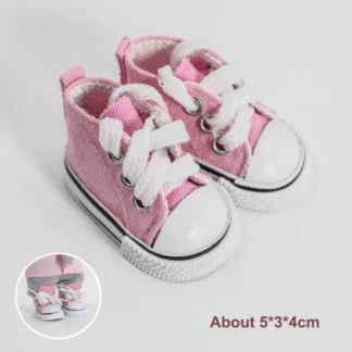 Zapatos de muñeca de algodón de 20cm, zapatos de lona deportivos simples, zapatos de muñeca, accesorios para muñecas