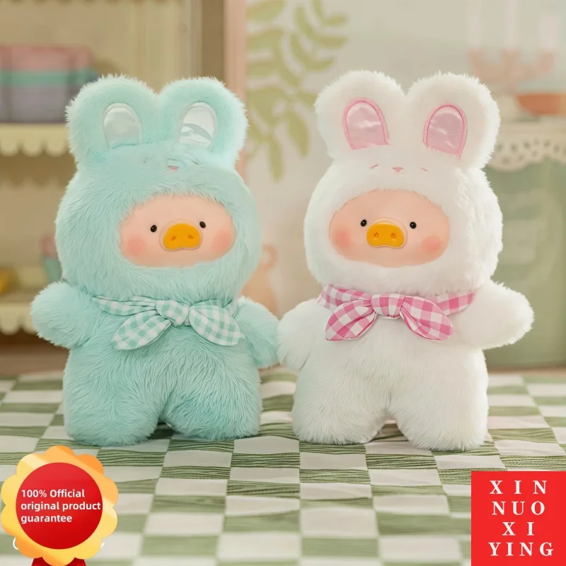 Genuino Lulu Pig Lovely Time Series vinilo Retro Teddy Can cerdo caja ciega juguetes lindos de moda regalos figura coleccionable Anime Cosplay